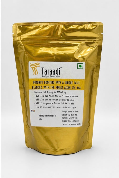 BLACK TEA WITH TURMERIC & PEPPER FLAVOURED ASSAM CTC